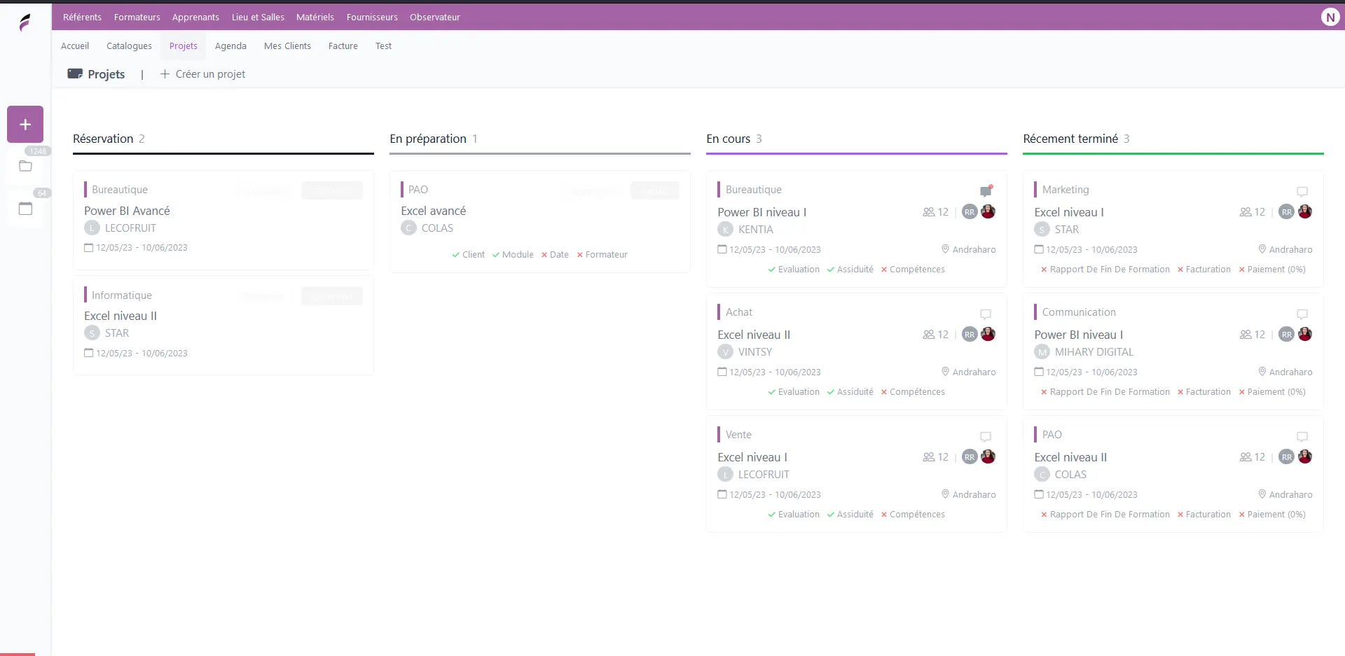 Logiciel de gestion collaborative